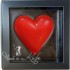 Большое красное сердце Шоколадная плита CHCO 300 г