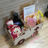 Карета скорой помощи подарочный набор с чаем и сладостями в деревянной шкатулке-машине- фото 3