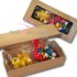 Детский #1 сладкий набор-мини в крафт-коробочке (мишка+драже) - коробочка открыта
