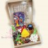 Маленькой феечке сладкий подарочный набор для девочки в крафт-коробке 20*20 см (открытка закрыта)