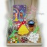 Маленькой феечке сладкий подарочный набор для девочки в крафт-коробке 20*20 см (открытка закрыта) - близко