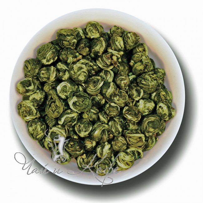 Жасминовая жемчужина дракона (Хуа Лун Чжу) зеленый чай