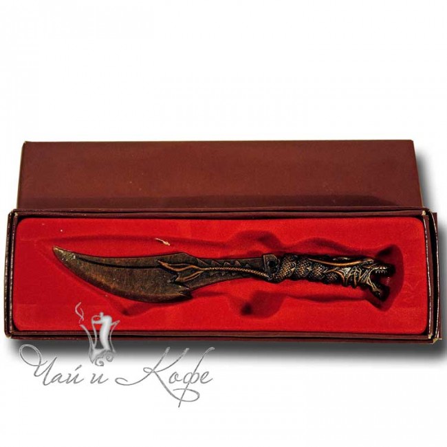 Нож для пуэра Ди Лун - Земляной Дракон в подарочной упаковке