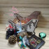 Сани Деда Мороза с подарками #5 набор с чаем, кофе и сладостями в деревянной шкатулке-саночках