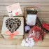 Звёздное сердце #2 подарочный набор с чаем и сладостями в деревянной шкатулке - фото 1