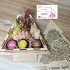 Ёлка (средняя) подарочный набор с чаем и сладостями в деревянной шкатулке-ёлке - фото 2