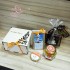 Новогодний #13 подарочный набор с чаем и сладостями в деревянной шкатулке - фото 2