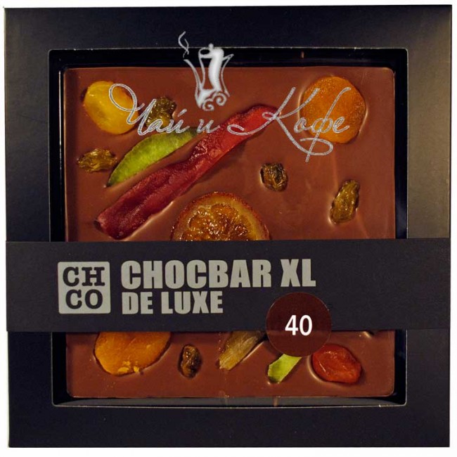 Фрукты Шоколадная плита 40% (молочный шоколад) CHCO 300 г