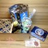 Праздник в синем подарочный набор с чаем и сладостями в деревянном пенале - фото 2