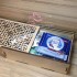 Праздник в синем подарочный набор с чаем и сладостями в деревянном пенале - фото 3