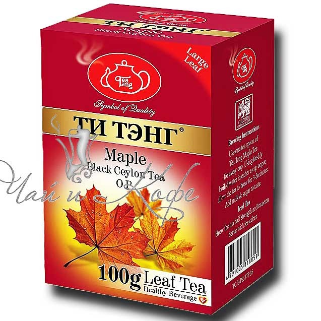 Tea Tang Кленовый сироп черный чай 100 г