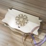 Зимнее кружево подарочный набор с чаем и сладостями в деревянной шкатулке - фото 4