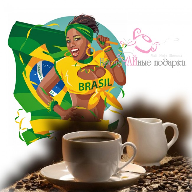 Бразилия Сантос кофе в зернах