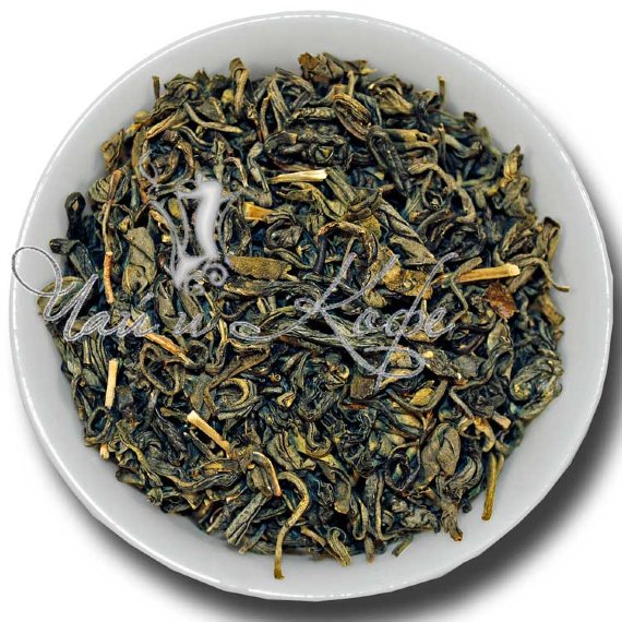 Зеленый чай крупный лист