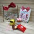Новогодний #16 сладкий подарочный набор с кофе и сладостями в деревянном мини-ящичке-1
