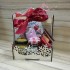 Новогодний #16 сладкий подарочный набор в деревянном мини-ящичке