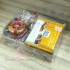 Новогодний #17 подарочный набор с чаем и сладостями в крафт-коробочке с прозрачной крышкой-1