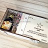 Стратегический запас подарочный набор с чаем и вкусностями в деревянном ящике-пенале 28*17*6,5 см - фото 5