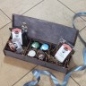 Грэй подарочный набор  с чаем/кофе в деревянной шкатулке 32*12*5 см - фото 3