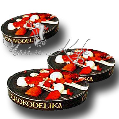 Чоко с Клубникой шоколадный медальон Chokodelika 10 г