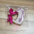 Сердце рассадочная карточка - пряничный подарок гостям на свадьбе - фото 5