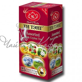 Tea Tang Фруктовое ассорти черного чая в пакетиках (25 пак.*2,5 г)