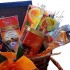 Оранжевое настроение подарочный набор в корзине_близко справа