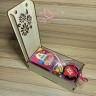 Малинка #1 подарочный мини-набор с чаем и сладостями в деревянной шкатулке 15*7,5 см - фото 3