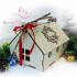 Рождественский домик подарочный набор с чаем и сладостями (домик закрыт)